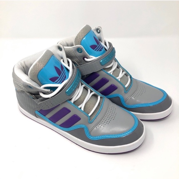 adidas blue and purple shoes